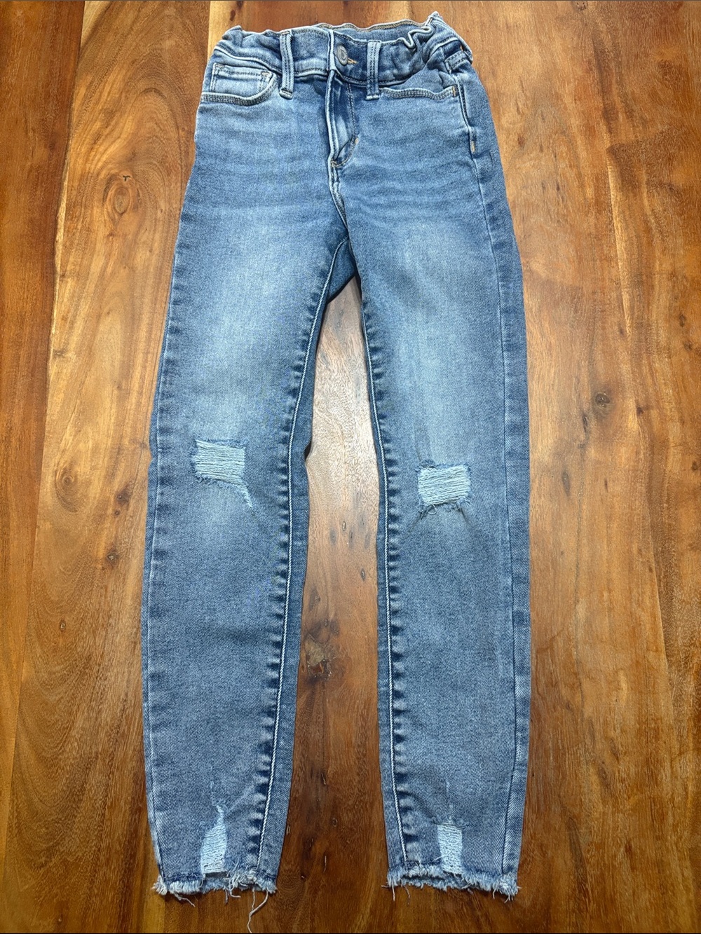 Old Navy Light Blue Distressed Kids Jeans
